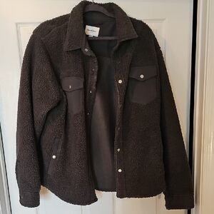 Goodfellow & Co Black Lightweight Shirt Jacket